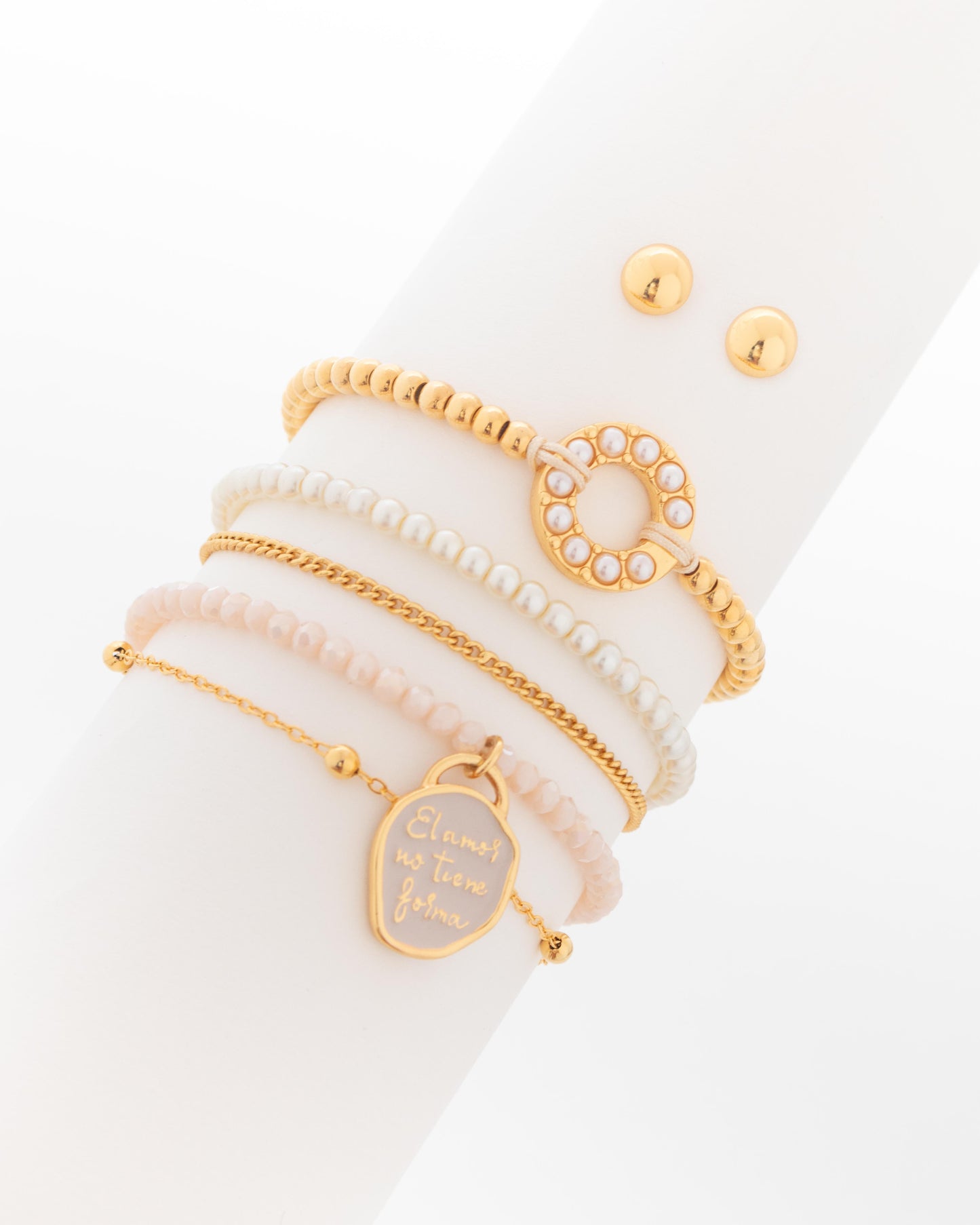 Set pulseras el amor no tiene forma