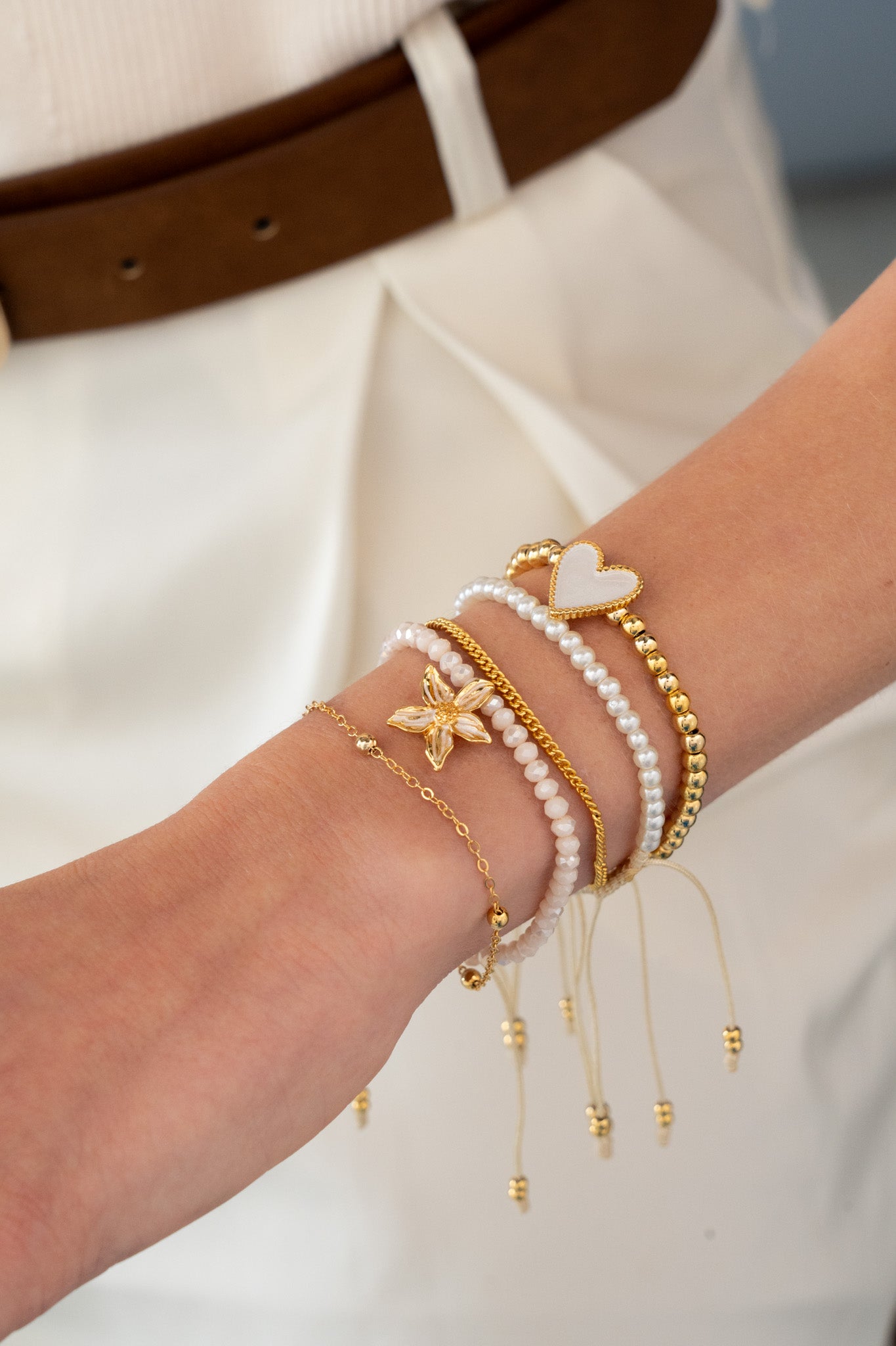 Set pulseras Flor