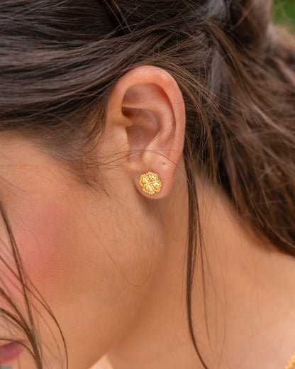 Set Collar + Aretes Trebol Gold