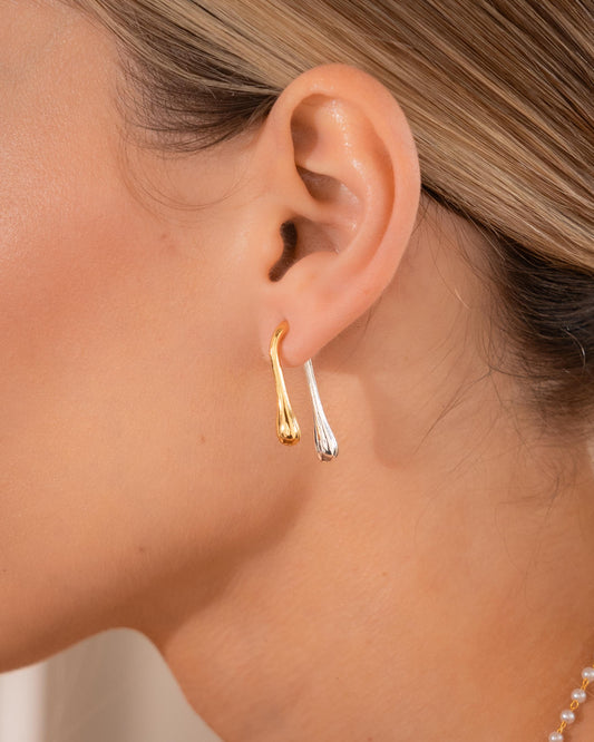 Aretes 2 En 1 Gotas