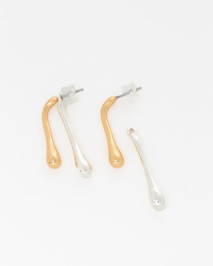 Aretes 2 En 1 Gotas
